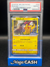 PSA 10 Pikachu 249/SM-P Pokemon Card Friendly Shop Promo Japanese